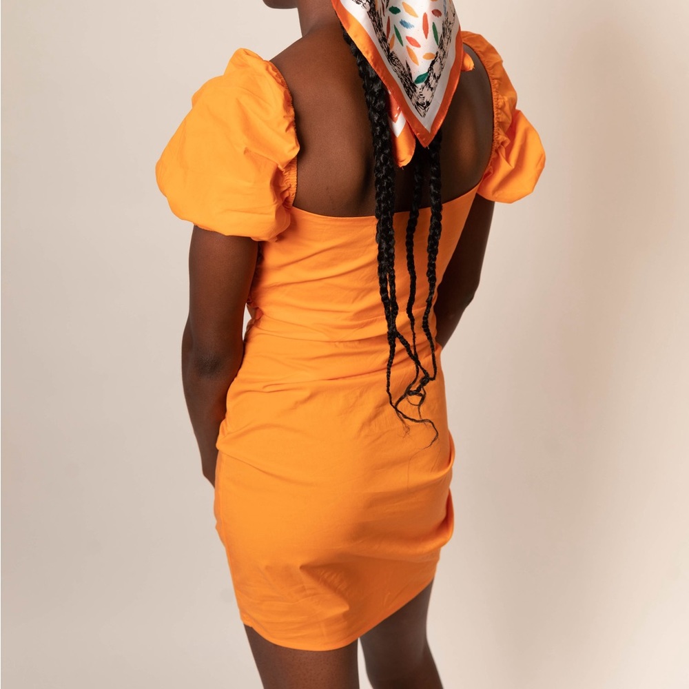 Orange mini dress - Picture 7 of 8